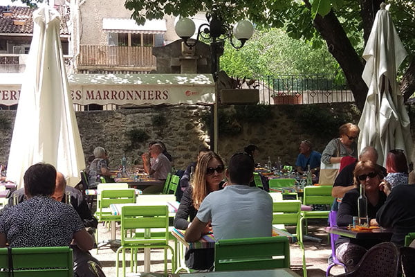 Restaurant Les Marronniers à Gréoux